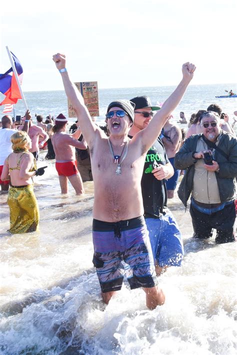 Polar bear plunge coney island - Thousands of New Yorkers braved the cold water to plunge into the Atlantic Ocean Monday as part of the annual Coney Island New Year’s Day festivities. Hosted by the Coney Island Polar Bear Club since 1903, dippers and swimmers had warmer weather on their side as the temperature reached the upper-40s F midday.